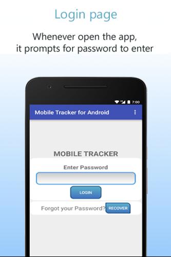 how to set up mobile tracker Android