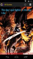 Wolverine Quotes পোস্টার