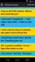 Wolverine Quotes স্ক্রিনশট 2