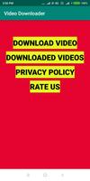 Video Downloader الملصق