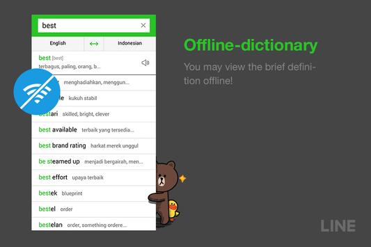 LINE Kamus Inggris (Offline) 截图 2