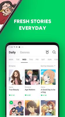 WEBTOON Screenshots