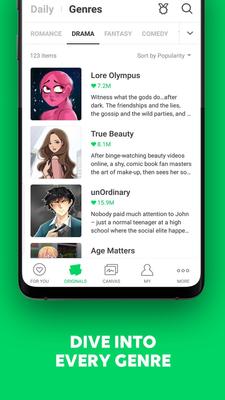 WEBTOON Screenshots