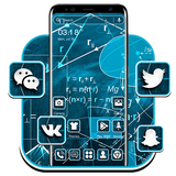 Mathematics Theme Launcher أيقونة