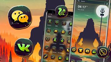 Mahadev River Launcher Theme постер