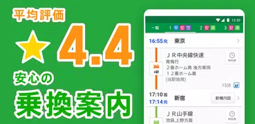 乗換ナビタイム - 電車・バス時刻表、路線図、乗換案内