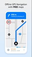 Maps online & offline, GPS nav poster