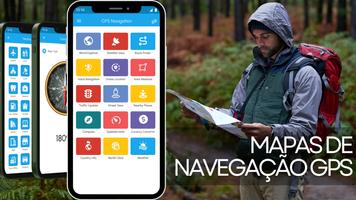 GPS de navegação por satélite Cartaz