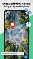 GPS dünya haritası: canlı uydu gönderen