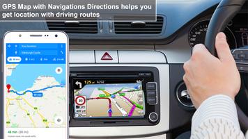 GPS Maps, Voice Navigation & Traffic Road Map اسکرین شاٹ 1