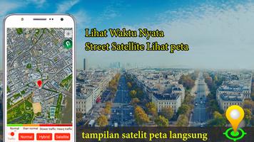 GPS navigasi, satelit peta & perjalanan arah screenshot 1