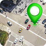 GPS 위성 - 라이브 지도 & 목소리 항해 아이콘