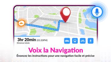 Cartes satellite GPS direct Affiche