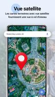 GPS Satellite carte live Terre capture d'écran 2
