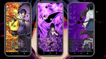 Keyboard Themes X Sasuke syot layar 1