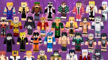 Boy Anime Skins for Minecraft Poster