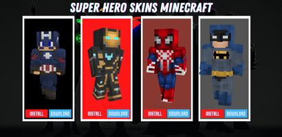 SuperHero All Skins Minecraft poster