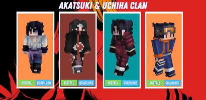 Skins Minecraft Uchiha clan Plakat