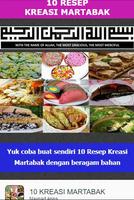 Poster 10 Resep Kreasi Martabak
