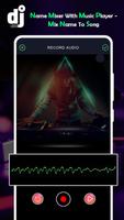 DJ Name Mixer With Music Player - Mix Name To Song captura de pantalla 3