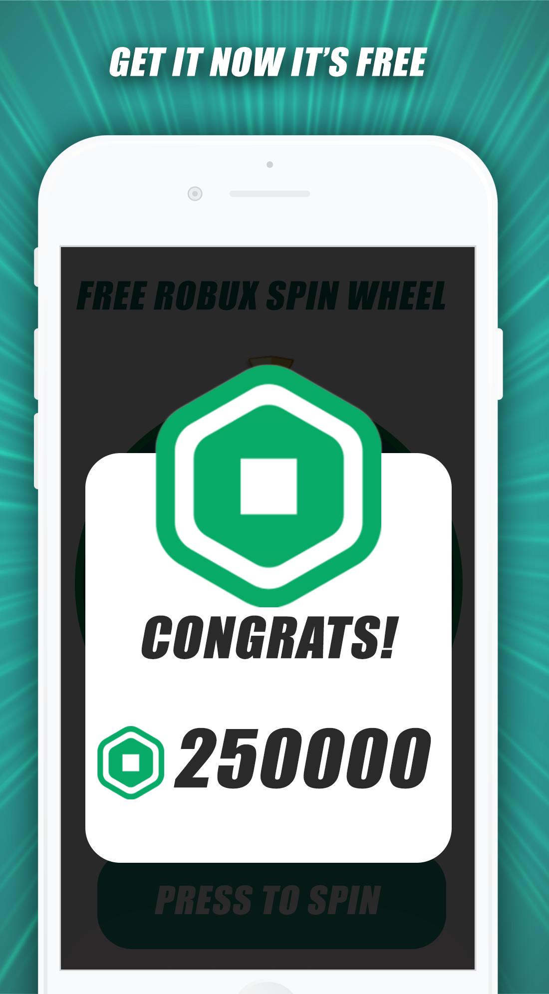 Free Robux Spin Wheel And Rbx Counter For Rblox For Android Apk - robux spin