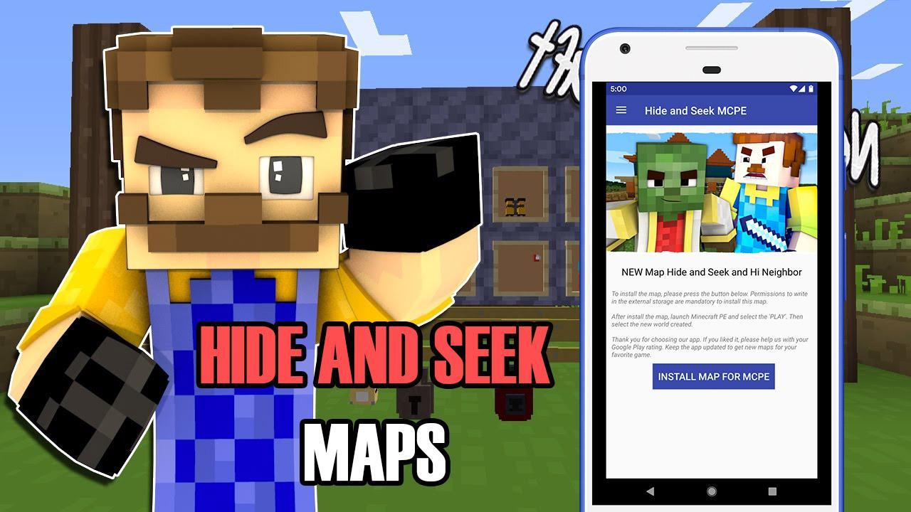 Hide And Seek Maps For Minecraft Pe For Android Apk Download - download hide and seek extreme roblox hiding spots on pc