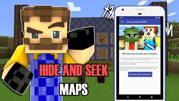 Hide and Seek for Minecraft PE Affiche