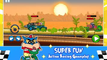 Shinchan Speed Racing : Free Kids Racing Game imagem de tela 1