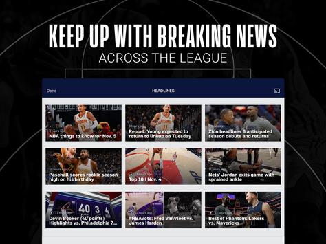NBA: Official App 截图 11
