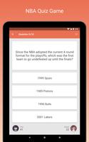 Fan Quiz for NBA capture d'écran 3