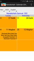 Nanakshahi Calendar Punjabi En capture d'écran 2