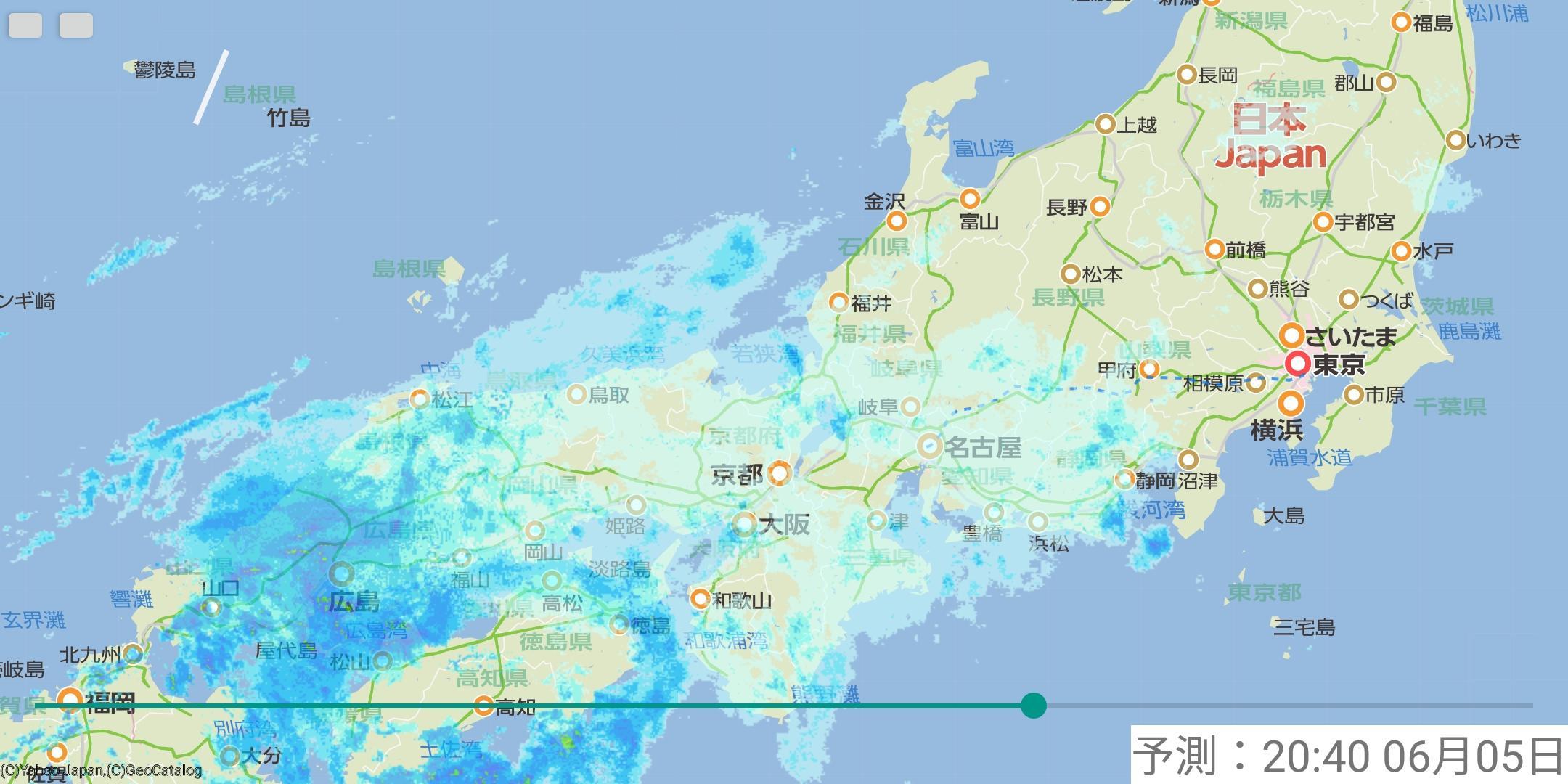 京都 雨雲 レーダー 京都 天気