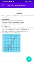 Class 10 Maths Notes screenshot 1