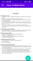 Class 10 Maths Notes screenshot 2