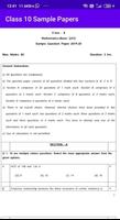 CBSE Class 10 Maths Sample Pap screenshot 2