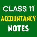 Notes for Class 11 Accountancy
