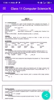 Class 11 Computer Science Note screenshot 7