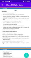 Class 11 Maths Notes screenshot 3