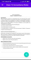 Class 12 Accountancy Notes screenshot 1