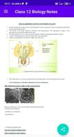 Class 12 Biology Notes capture d'écran 1