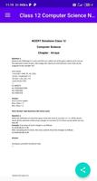 Class 12 Computer Science NCER screenshot 1
