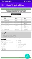 Class 12 Maths Notes screenshot 1