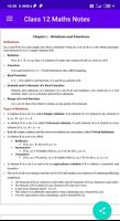 Class 12 Maths Notes screenshot 2
