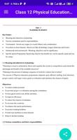 Class 12 Physical Edu Notes screenshot 1