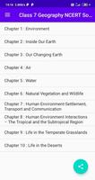 Class7 GeographyOurEnvironment poster
