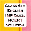 Class 6 English NCERT Solution & Solved Paper CBSE APK