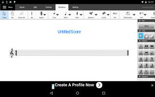 برنامه‌نما Crescendo Music Notation عکس از صفحه