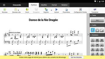 Crescendo Notation Musique capture d'écran 1