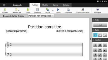 Crescendo Notation Musique capture d'écran 2