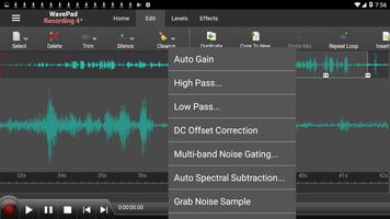 WavePad Audio Editor syot layar 3